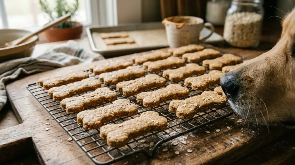 Homemade Peanut Butter Dog Treats with Oats: Easy, Healthy and Irresistible peanut butter dog treats with oats