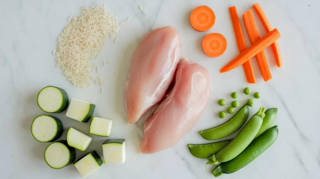 Homemade Chicken and Rice Dog Food: The Complete Guide for a Healthy, Happy Pup what you need to make homemade chicken and rice dog food