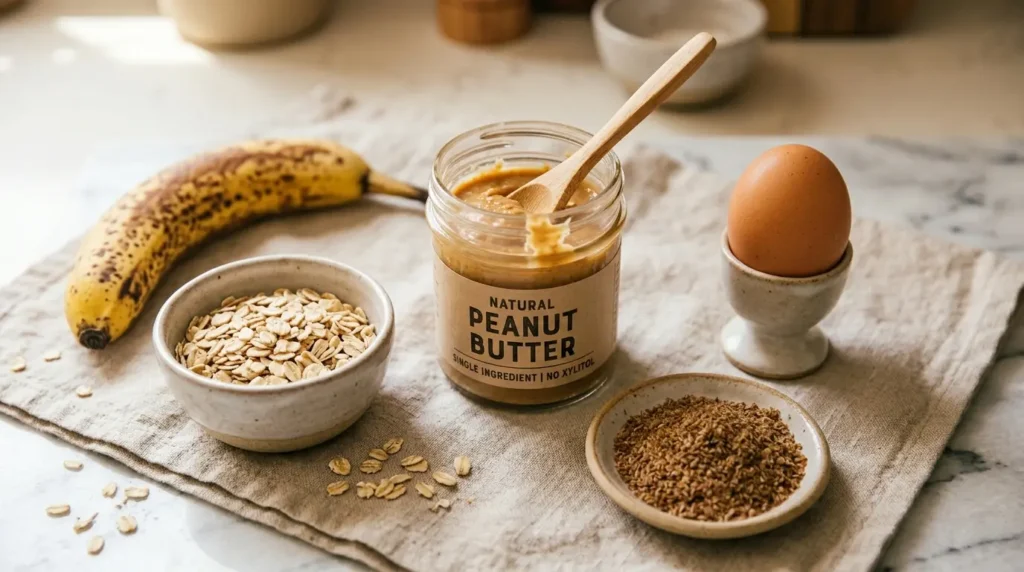 Homemade Peanut Butter Dog Treats with Oats: Easy, Healthy and Irresistible ingredients