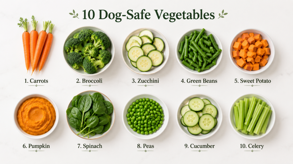 Best Vegetables for Dogs: Complete Safe Guide Best Vegetables for Dogs: Complete Safe Guide