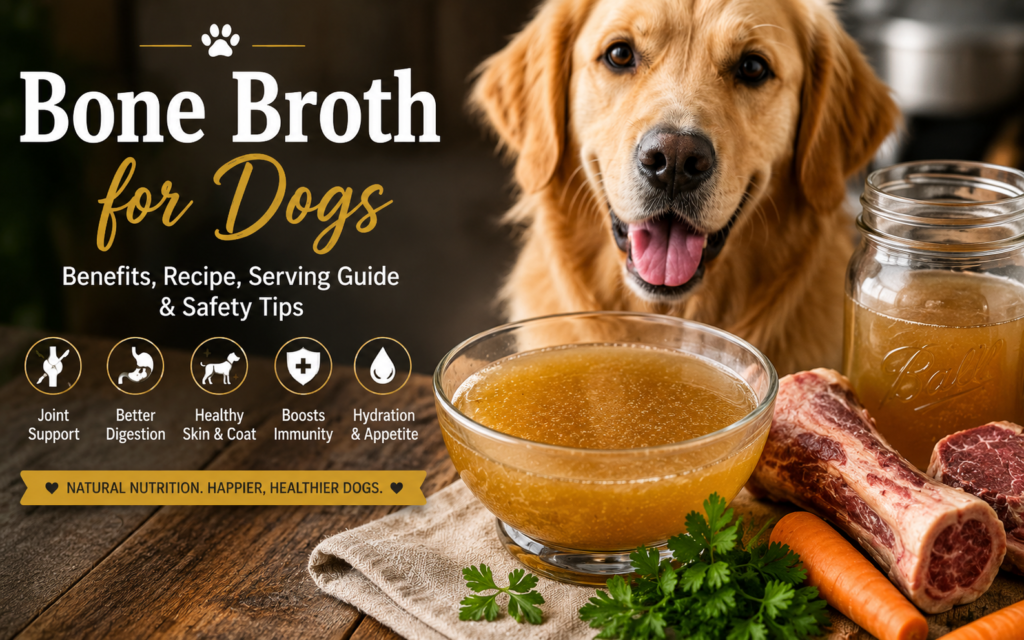Bone broth for dogs